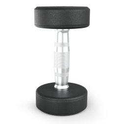 Гантель UNIX Fit PRO круглая обрезиненная 5 кг, 2 шт.