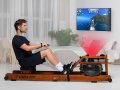 Гребной тренажер UNIX Fit Wood Rower Dark