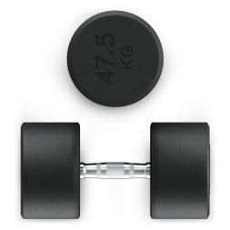 Гантель UNIX Fit PRO круглая обрезиненная 47,5 кг, 2 шт.