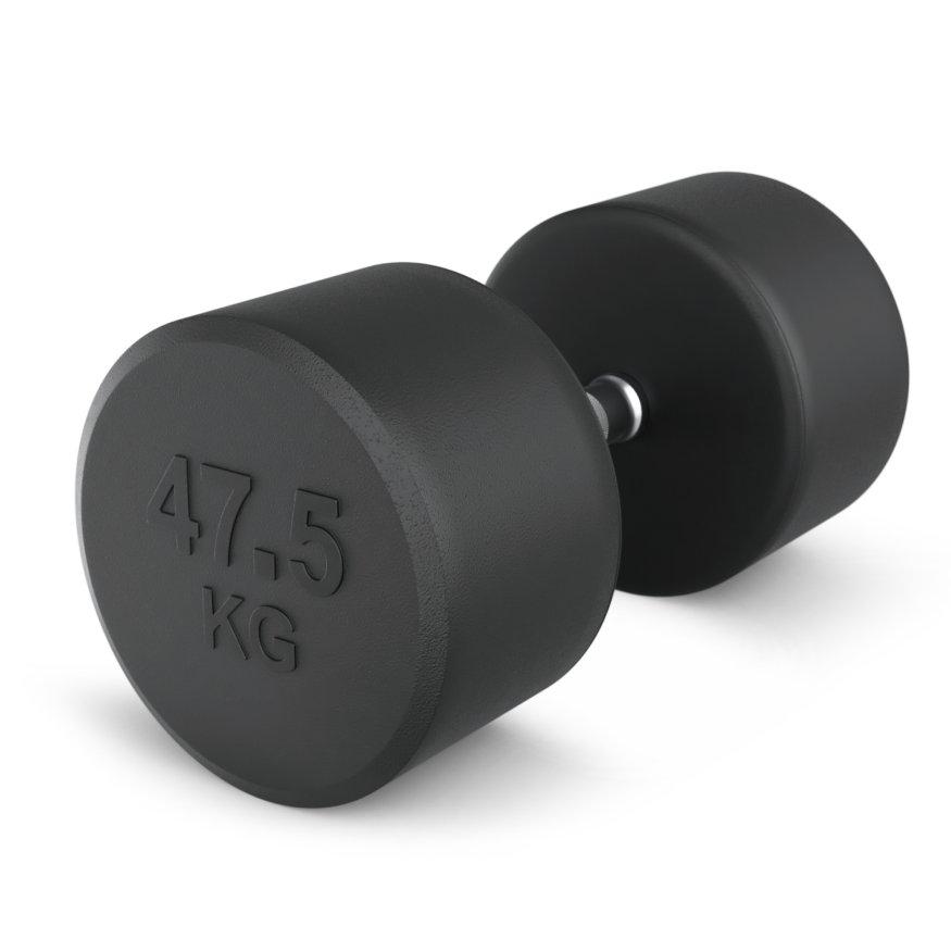 Гантель UNIX Fit PRO круглая обрезиненная 47,5 кг, 2 шт.