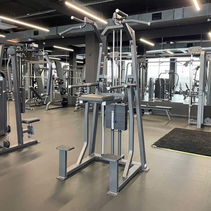 U3009C (E3009) Турник, брусья с противовесом. Стек 88 кг