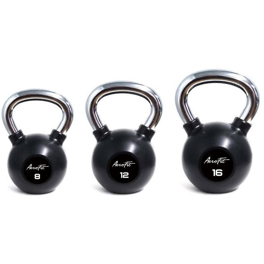 Aerofit AFBK Гири обрезиненные с хромированной рукояткой - 32 кг