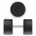 Гантель UNIX Fit PRO круглая обрезиненная 45 кг, 2 шт.