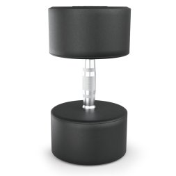 Гантель UNIX Fit PRO круглая обрезиненная 45 кг, 2 шт.