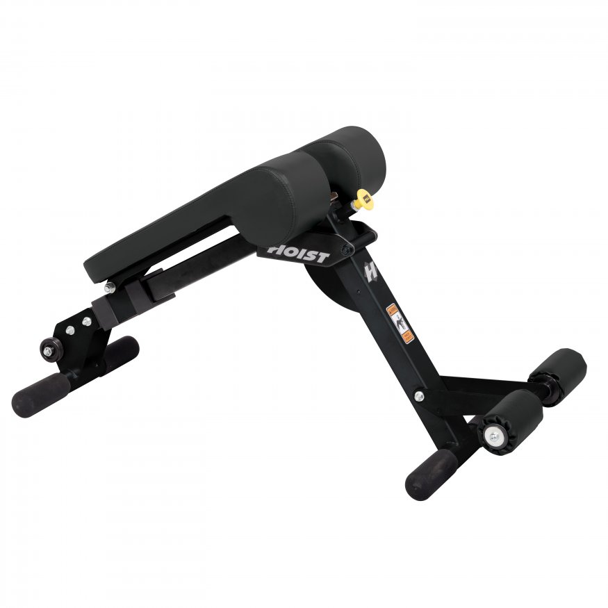 Скамья, гиперэкстензия для дома HOIST HF-4263 матовый черный/черный