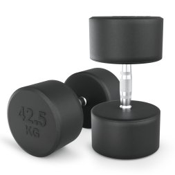 Гантель UNIX Fit PRO круглая обрезиненная 42,5 кг, 2 шт.