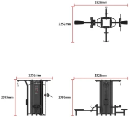4-х стековая мультистанция Smith Fitness Excellence RE8023