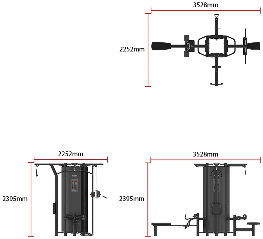 4-х стековая мультистанция Smith Fitness Excellence RE8023