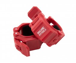 Замки олимпийские пластиковые красные (пара)