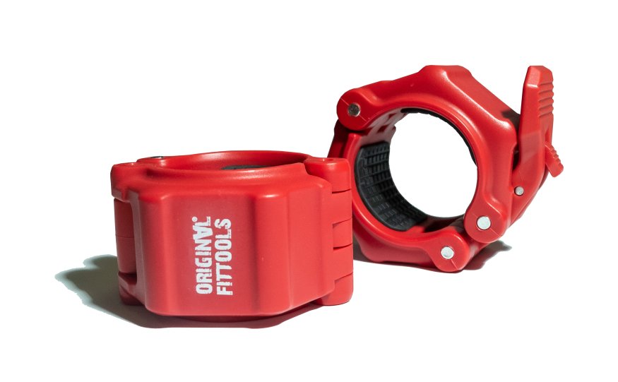 Замки олимпийские пластиковые красные (пара)