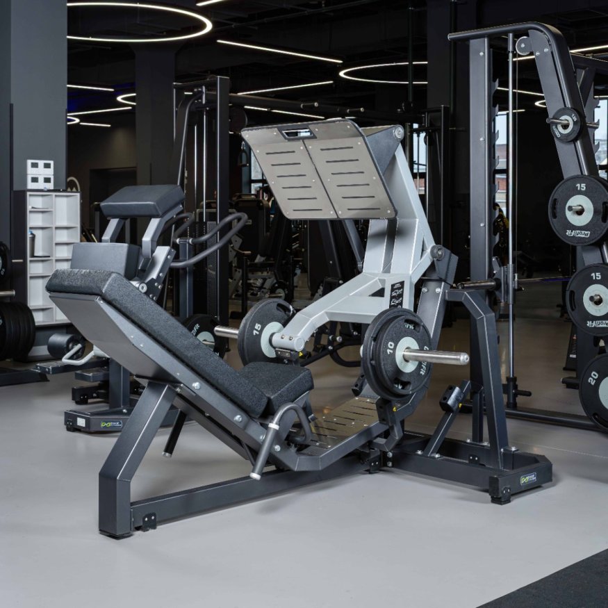 D950 Жим ногами, рычаги серые