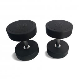 Гантель UNIX Fit PRO круглая обрезиненная 20 кг / шт.