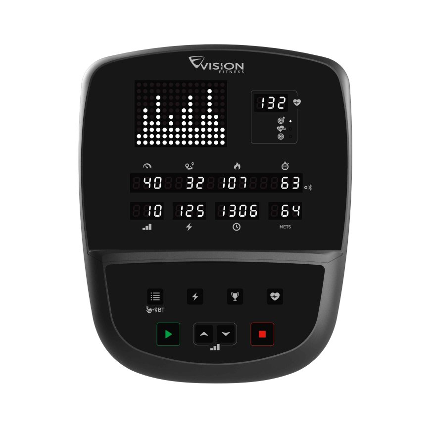 Vision. Эллиптический тренажер. LED-консоль (светодиодная). Модель S60-05.