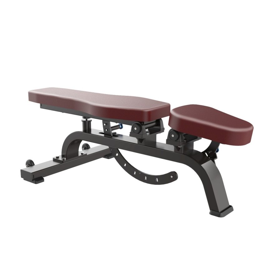 Скамья многофункциональная  регулируемая Protrain BPL139 (полностью черный)