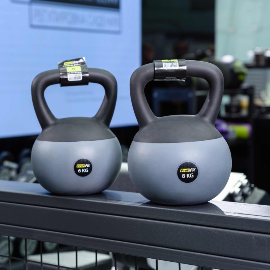 Гиря PVC с жесткой ручкой PROFI-FIT  8 кг