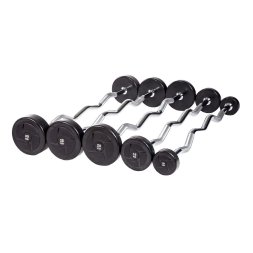 Набор изогнутых штанг POWER (шаг 5 кг, 5 шт) PROFI-FIT 10-30 кг