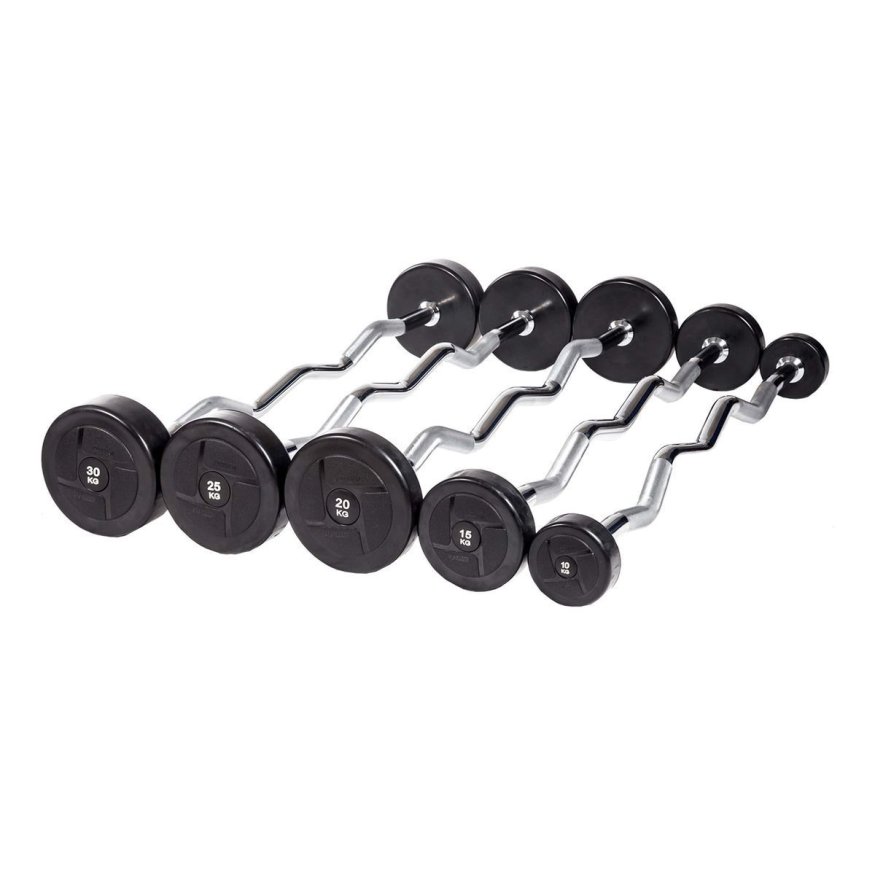 Набор изогнутых штанг POWER (шаг 5 кг, 5 шт) PROFI-FIT 10-30 кг
