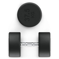 Гантель UNIX Fit PRO круглая обрезиненная 37,5 кг, 2 шт.