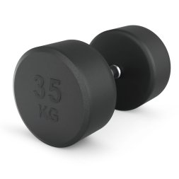 Гантель UNIX Fit PRO круглая обрезиненная 35 кг, 2 шт.