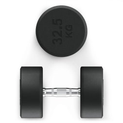 Гантель UNIX Fit PRO круглая обрезиненная 32,5 кг, 2 шт.