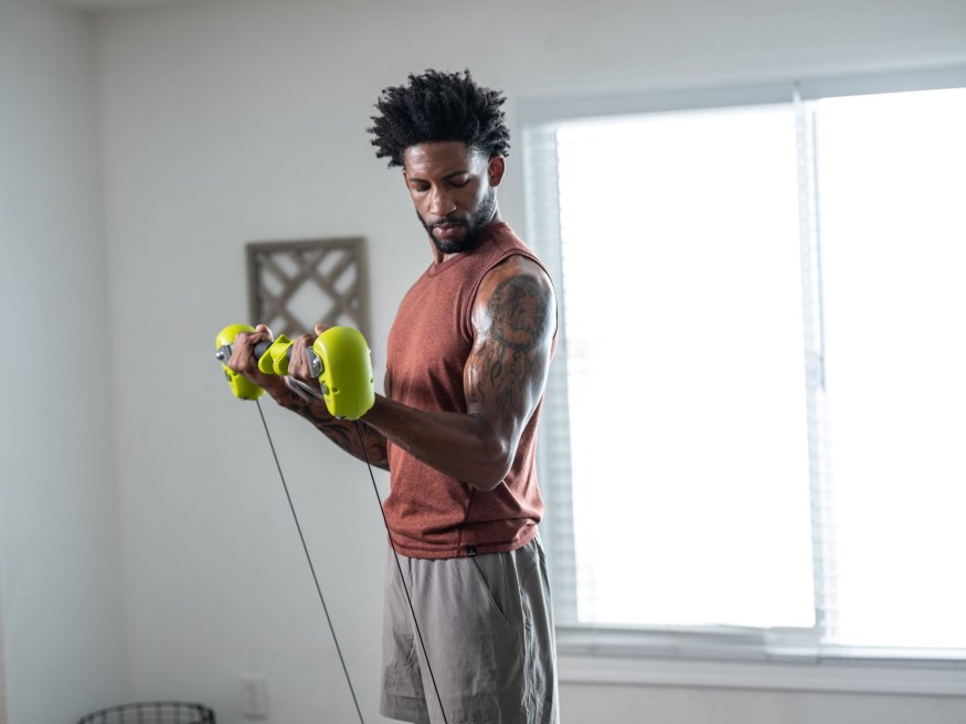 Многофункциональный ролик BALANCED BODY MOTR серый/желтый