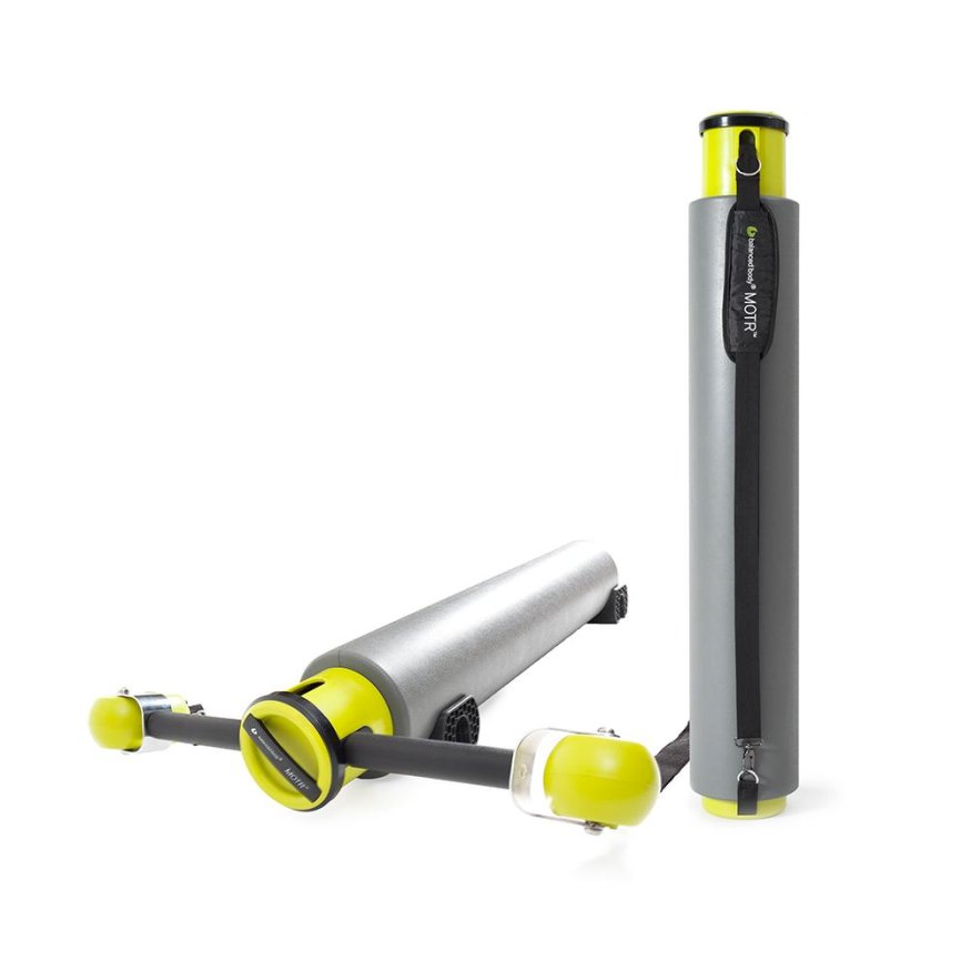 Многофункциональный ролик BALANCED BODY MOTR серый/желтый