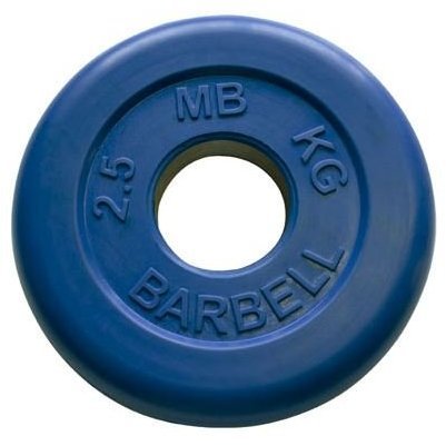 Блин &amp;quot;Стандарт&amp;quot; обрезиненный синий MB 2.5 кг ф50 мм