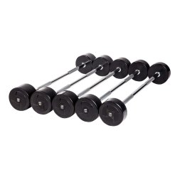 Набор прямых штанг POWER (шаг 5 кг, 5 шт) PROFI-FIT 35-55 кг