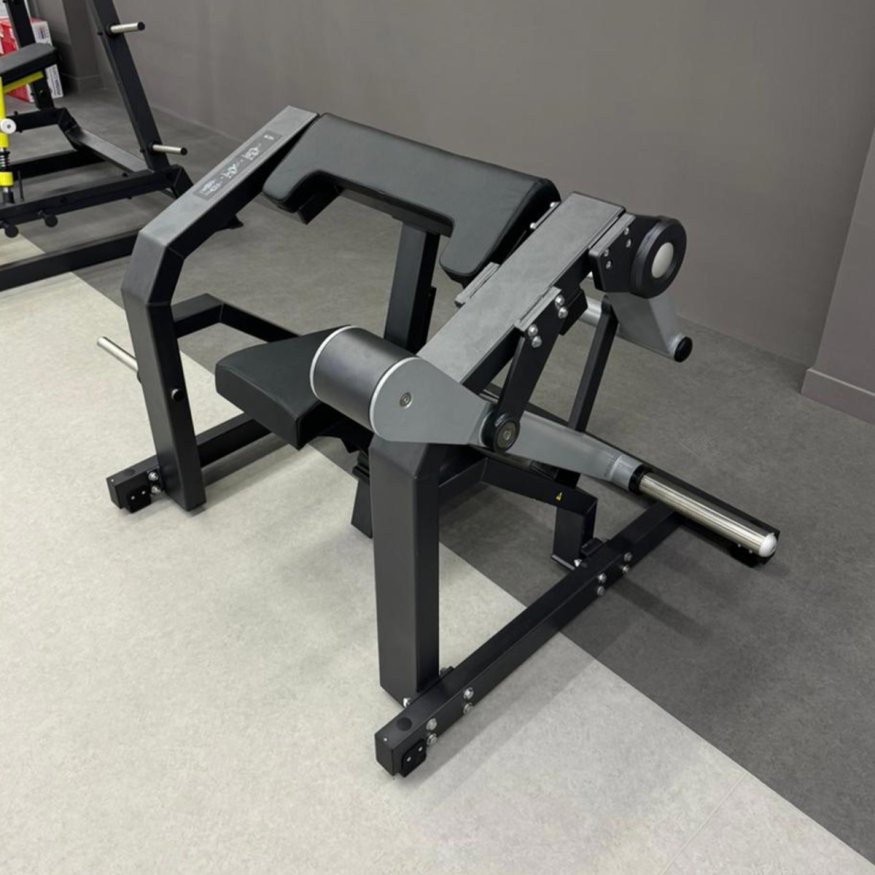 D970 Бицепс-машина сидя, рычаги серые