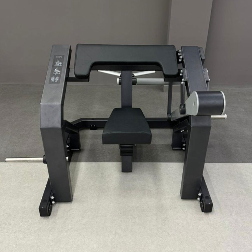 D970 Бицепс-машина сидя, рычаги серые