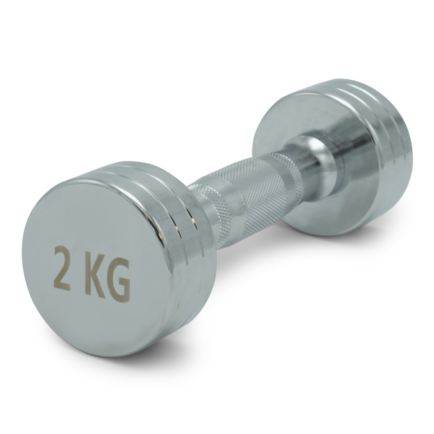 Гантель UNIX Fit PRO круглая хромированная 2 кг / шт.