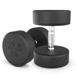 Гантель UNIX Fit PRO круглая обрезиненная 30 кг, 2 шт.