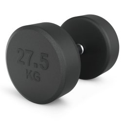 Гантель UNIX Fit PRO круглая обрезиненная 27,5 кг, 2 шт.