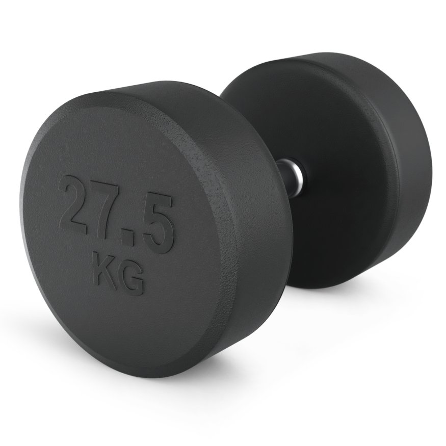 Гантель UNIX Fit PRO круглая обрезиненная 27,5 кг, 2 шт.