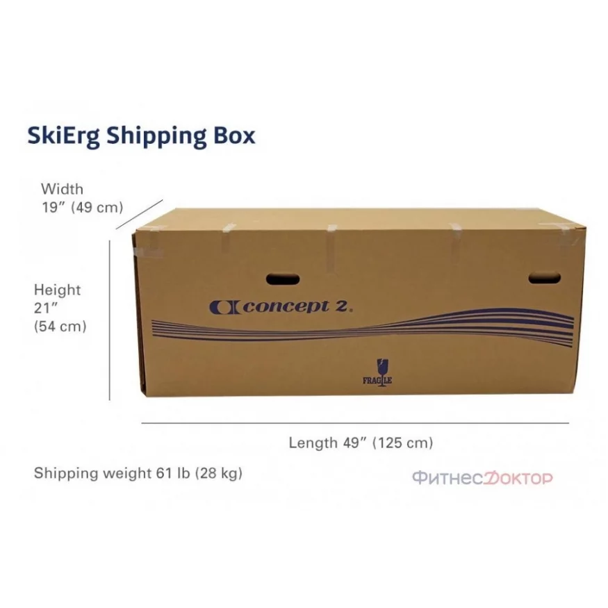 Лыжный тренажер Concept2 SkiErg PM5 с подставкой FloorStand в комплекте