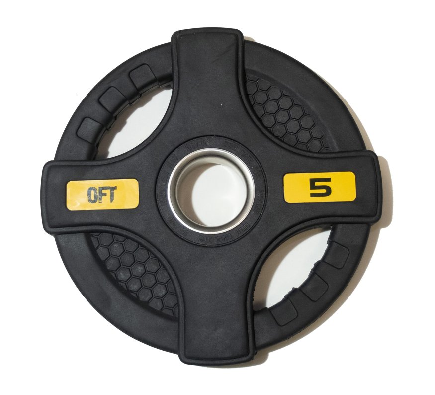 Штанга олимпийская 128 кг (диски с двумя хватами, хромированный гриф)