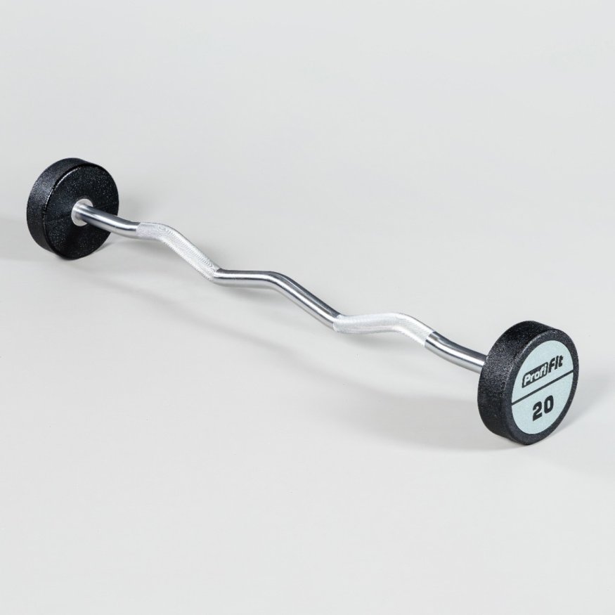 Набор изогнутых полиуретановых штанг LEVEL (шаг 5 кг, 5 шт) PROFI-FIT 10-30 кг