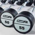 Набор изогнутых полиуретановых штанг LEVEL (шаг 5 кг, 5 шт) PROFI-FIT 35-55 кг