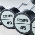 Набор изогнутых полиуретановых штанг LEVEL (шаг 5 кг, 5 шт) PROFI-FIT 35-55 кг