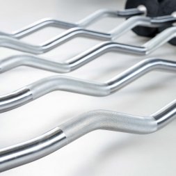 Набор изогнутых полиуретановых штанг LEVEL (шаг 5 кг, 5 шт) PROFI-FIT 35-55 кг