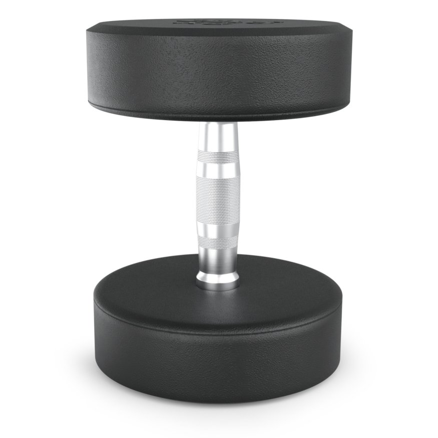 Гантель UNIX Fit PRO круглая обрезиненная 22,5 кг, 2 шт.