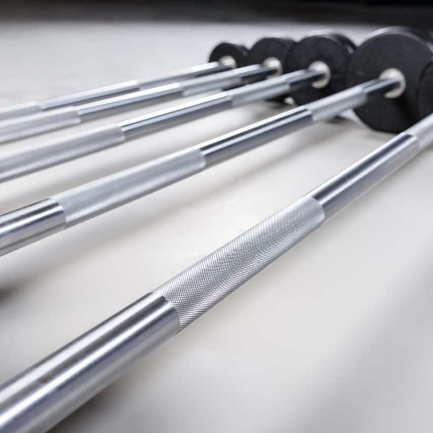 Набор прямых полиуретановых штанг LEVEL (шаг 5 кг, 5 шт) PROFI-FIT 10-30 кг