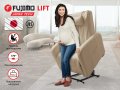 Кресло-реклайнер электрический с подъемом FUJIMO LIFT CHAIR Ваниль