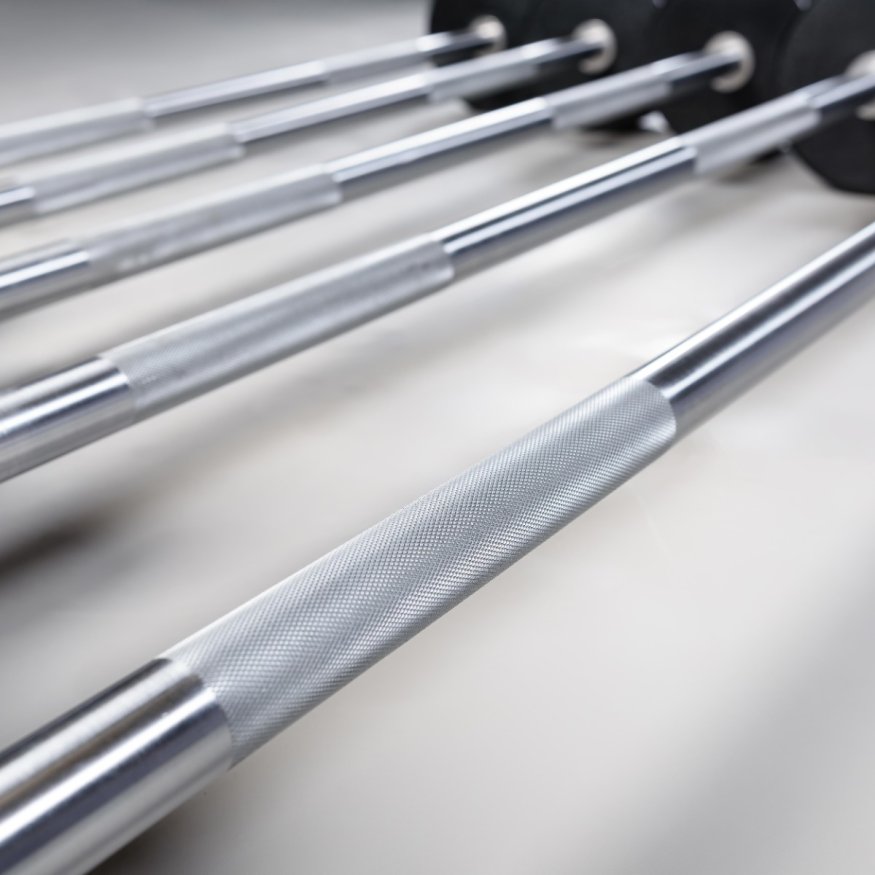 Набор прямых полиуретановых штанг LEVEL (шаг 5 кг, 5 шт) PROFI-FIT 35-55 кг