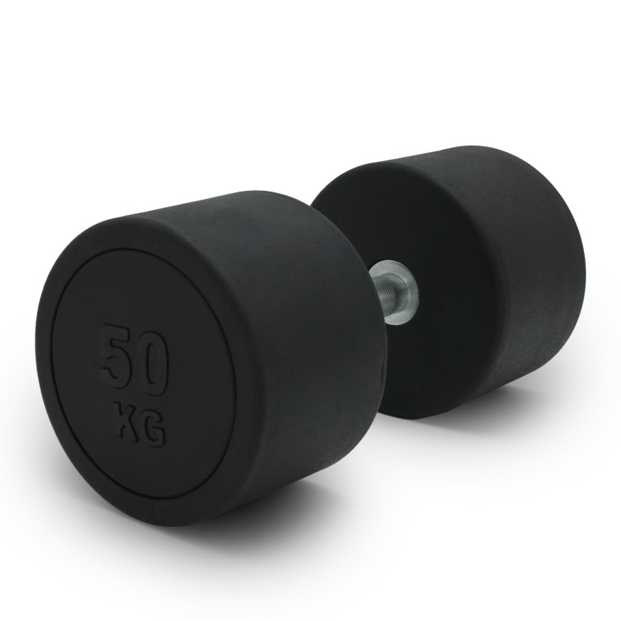 Гантель UNIX Fit PRO круглая обрезиненная 50 кг / шт.