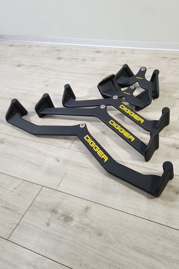 Комплект профессиональных рукояток для тяги (5шт) Hasttings Digger HD61F2A