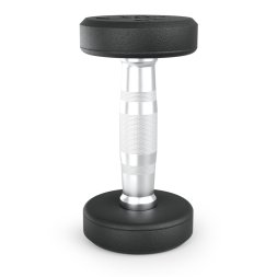 Гантель UNIX Fit PRO круглая обрезиненная 2,5 кг, 2 шт.