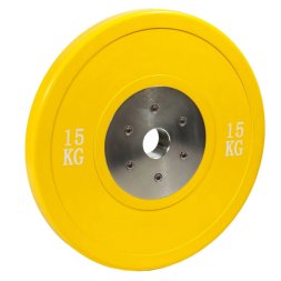 Диск профессиональный обрезиненный цветной D51 мм PROFI-FIT 15 кг