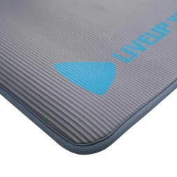 Гимнастический коврик LIVEPRO NBR Sports Mat 185 х 80 х 1 см, серый/синий