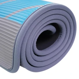 Гимнастический коврик LIVEPRO NBR Sports Mat 185 х 80 х 1 см, серый/синий